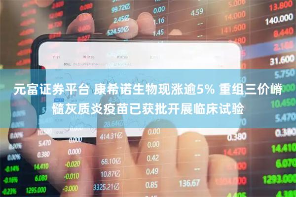 元富证券平台 康希诺生物现涨逾5% 重组三价嵴髓灰质炎疫苗已获批开展临床试验
