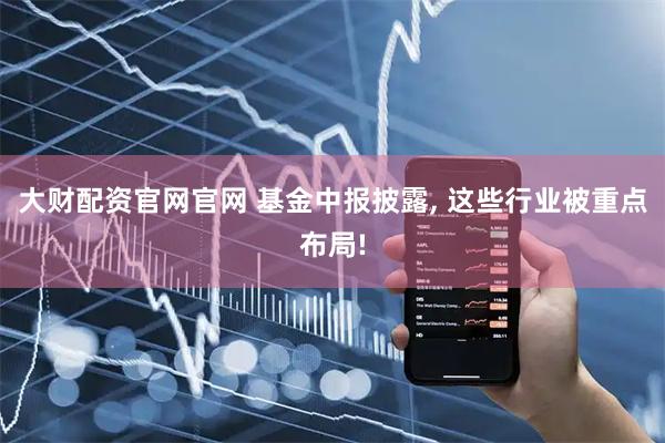 大财配资官网官网 基金中报披露, 这些行业被重点布局!